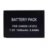 Batteria di ricambio per Canon EOS M,EOS M2, EOS SX70HS,EOS KISS X7,EOS Rebel SL1