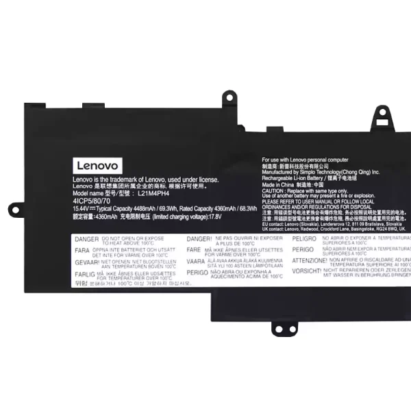 Batteria per portatile LENOVO L21M4PH4 L21C4PH4 L21D4PH4 - immagine 3