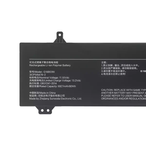 Batteria per portatile G16B03W,Redmi G Pro 2022/Redmi G Pro 2024 - immagine 3