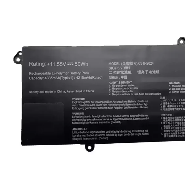 Batteria per portatile ASUS C31N2024 - immagine 3