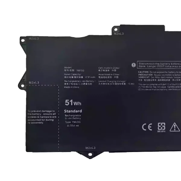 Batteria per portatile Dell YM15G,Dell XPS 13 9315 2-in-1 - immagine 3