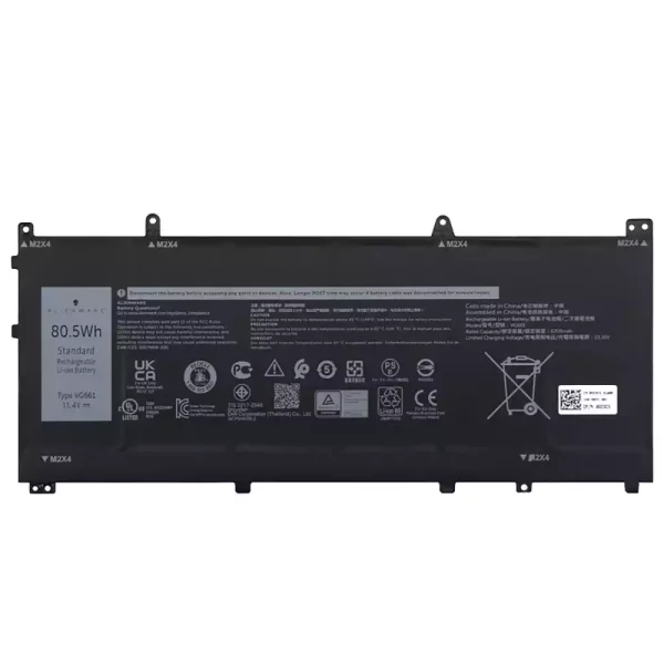 Batteria per portatile DELL VG661 V4N84,DELL Alienware x14 R1 R2