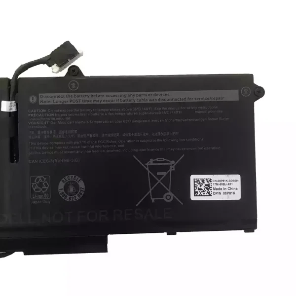 Batteria per portatile DELL FK0VR FKOVR - immagine 4