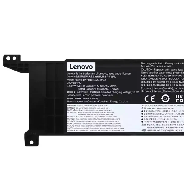 Batteria per portatile LENOVO L22M2PG2 L22B2PG2 L22C2PG2 L22D2PG2 - immagine 3