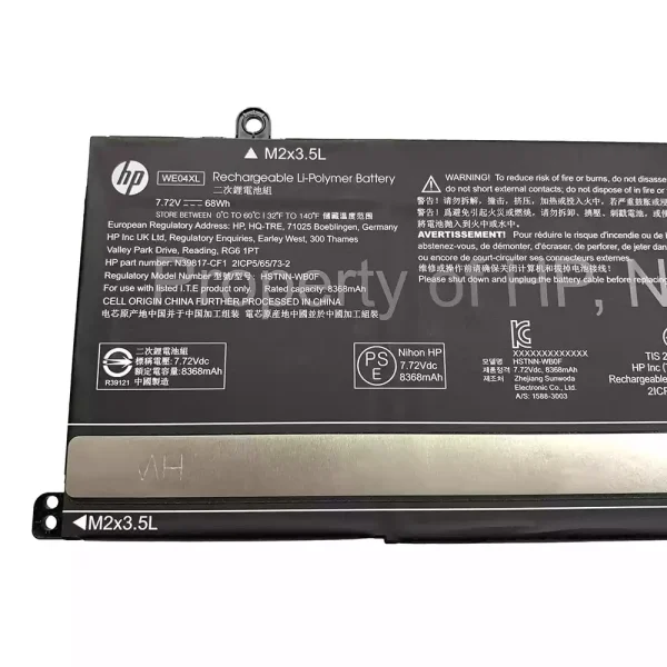 Batteria per portatile HP WE04XL HSTNN-WB0F N39857-005 - immagine 3