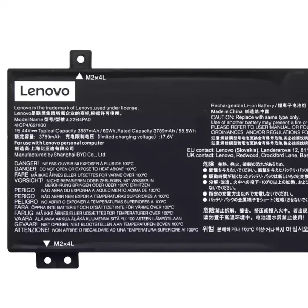 Batteria per portatile LENOVO L22B4PA0 L22M4PA0 L22D4PA0 L22X4PA0 - immagine 3