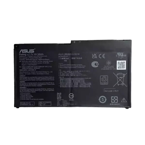 Batteria per portatile ASUS C21N2106