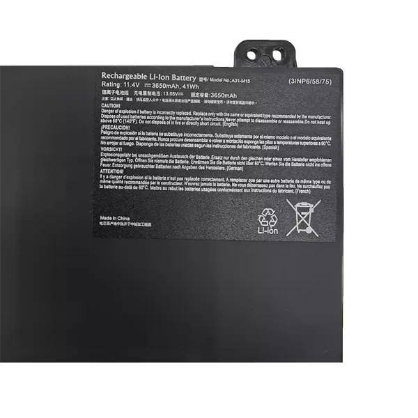 Batteria per portatile A31-M15 - immagine 3