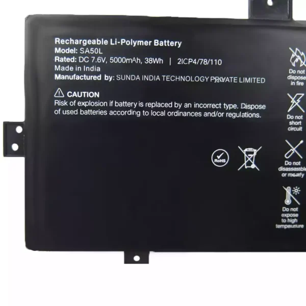 Batteria per portatile SA50L - immagine 2