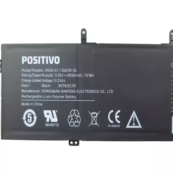 Batteria per portatile POSITIVO DN50-57 556781-3S - immagine 3