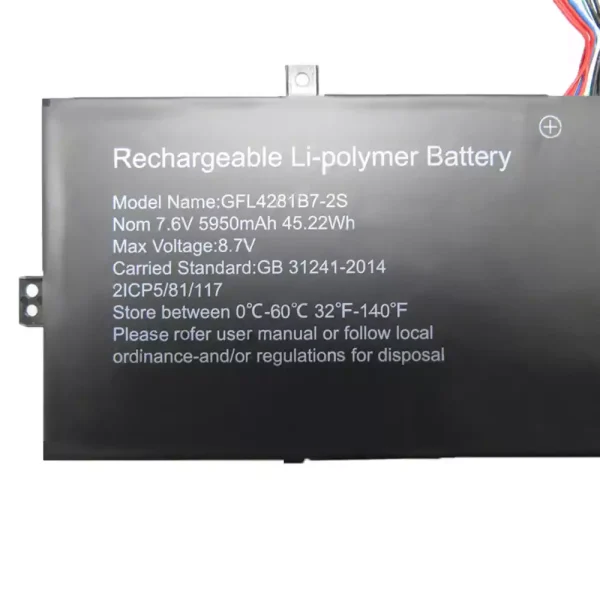 Batteria per portatile GFL4281B7-2S - immagine 2