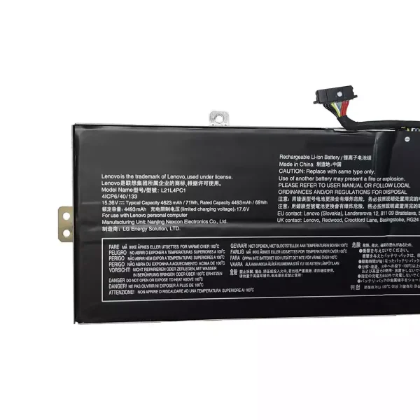 Batteria per portatile Lenovo L21M4PC4 L21L4PC1 - immagine 3