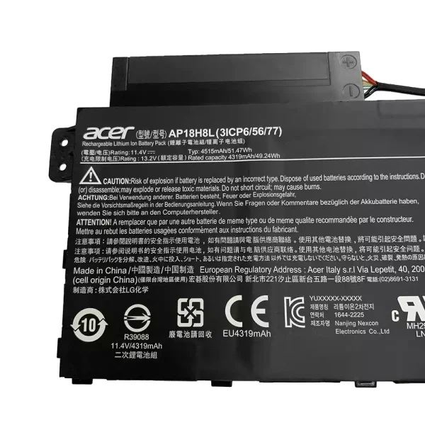 Batteria per portatile ACER AP18H18L - immagine 2