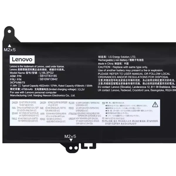 Batteria per portatile LENOVO L18D3PG2 L18C3PG2 - immagine 3