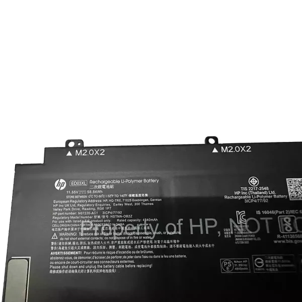 Batteria per portatile HP ED03XL - immagine 2