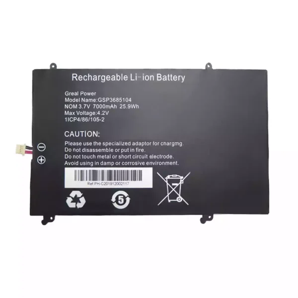 Batteria per portatile GSP3685104