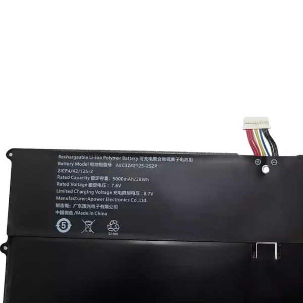 Batteria per portatile GY3242125PHV AEC3242125-2S2P - immagine 3
