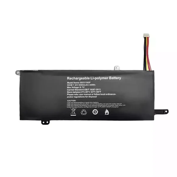 Batteria per portatile F152G-ZC-5095-4125 WTL-5883190P-2S 5883190P