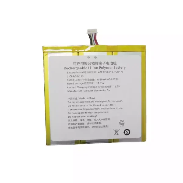 Batteria per portatile AEC3756153-3S1P AEC3756153-3S1P-N - immagine 2