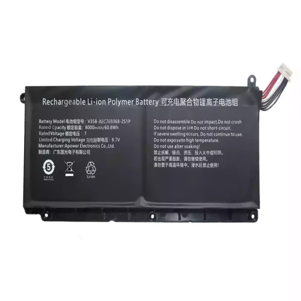 Batteria per portatile AEC769368-2S1P V358-AEC769368-2S1P