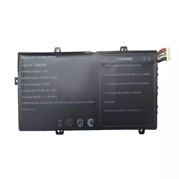 Batteria per portatile 755568-3S1P