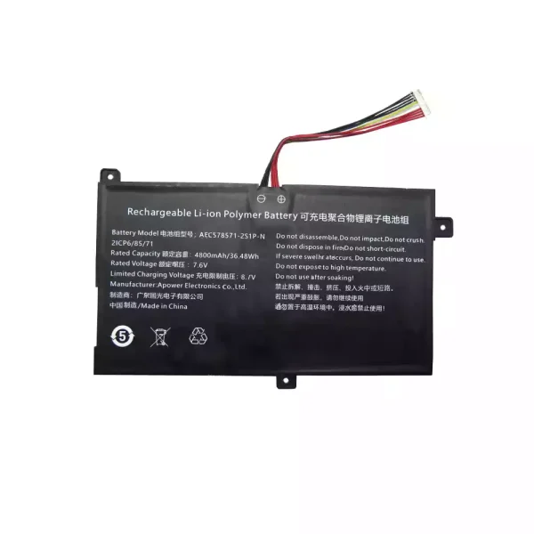 Batteria per portatile AEC578571-2S1P-N,AEC578571-2S1P - immagine 2
