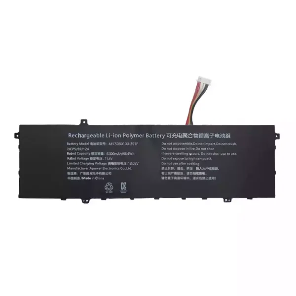 Batteria per portatile AEC5080100-3S1P