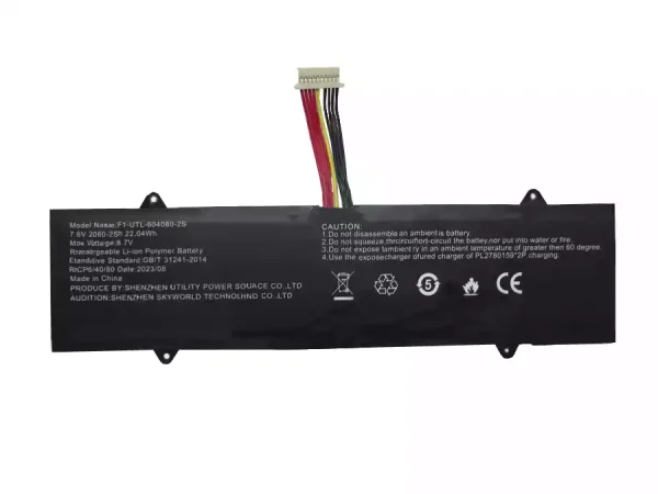 Batteria per portatile F1-UTL-604080-2S