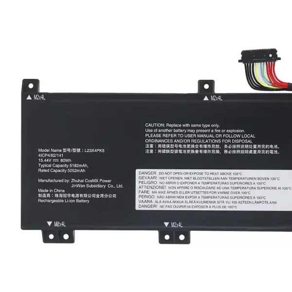 Batteria per portatile LENOVO L23M4PK5 L23B4PK5 L23X4PK5 L23C4PK5 L23D4PK5 - immagine 3