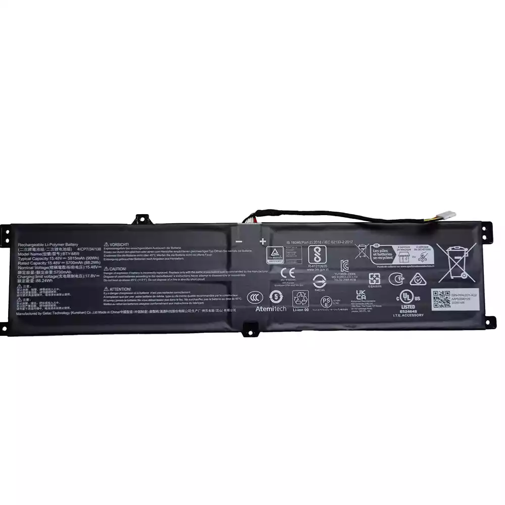 Batteria per portatile MSI BTY-M59