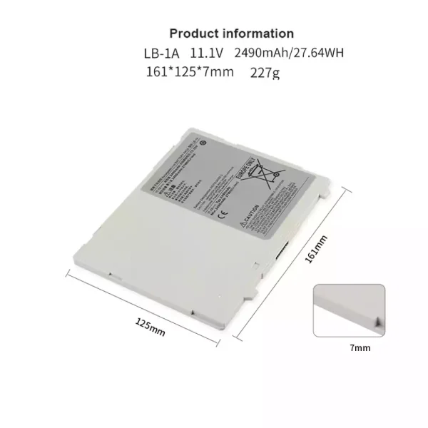 Batteria di ricambio per Canon CXDI-70C CXDI-701C CXDI-701G CXDI-801C CXDI-801G - immagine 2