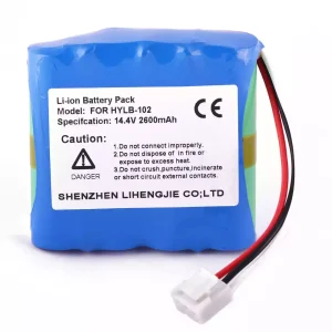 Batteria di ricambio per Mindray HYLB-102,18287-2000,TWSLB-005,JHOTA-99K-00,022-000040-00,DECG-03A MEC-03 18287-2000