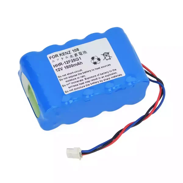 Batteria di ricambio per Kenz Cardico ECG-108 ECG-110 HHR-12F25G1