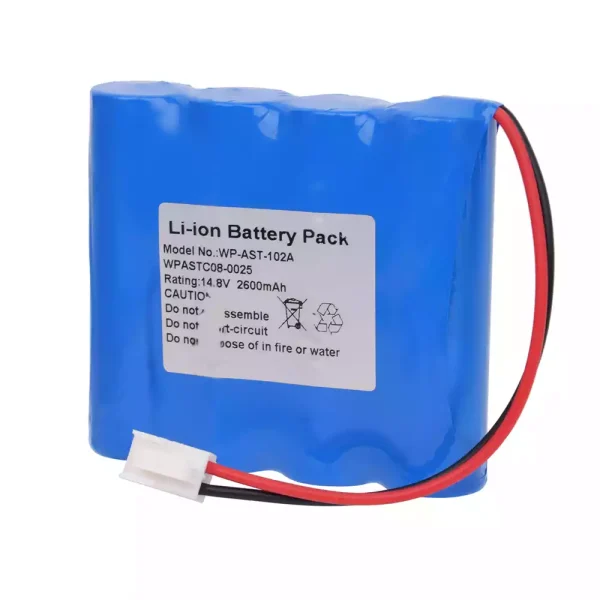 Batteria di ricambio per WP-AST-102A,WPASTC08-0025,Osen ECG-8112 - immagine 3