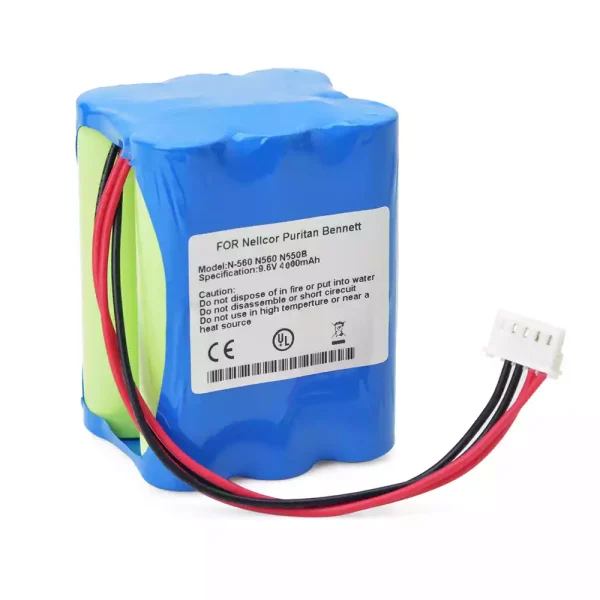 Batteria di ricambio per Nellcor Puritan Bennett Inc N550B,N560,N-550