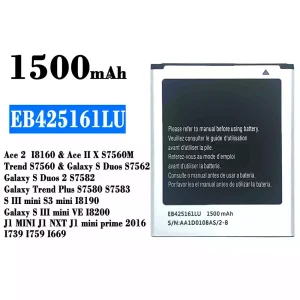 Batteria EB425161LU per Samsung Ace 2