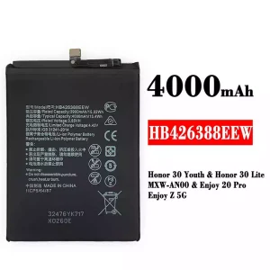 Batteria HB426388EEW per HUAWEI Honor 30 Youth / Honor 30 Lite / Enjoy 20 Pro / Enjoy Z 5G