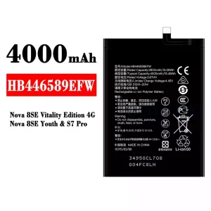 Batteria HB446589EFW per HUAWEI Nova 8 SE Vitality Edition 4G / Nova 8 SE Youth / S7 Pro