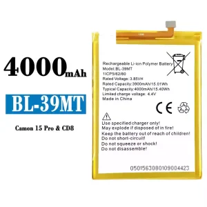 Batteria BL-39MT per Tecno CD8 /Camon 15 Pro