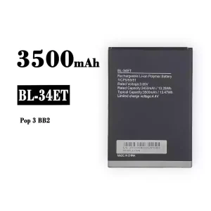 Batteria BL-34ET per Tecno Pop 3