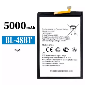 Batteria BL-48BT per Tecno Pop 5