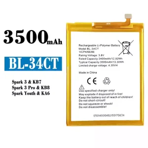 Batteria BL-34CT per Tecno Spark 3 / Spark 3 Pro / Spark Youth