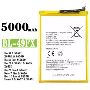 Batteria BL-49FX per Infinix Hot 8 /Hot 8 Lite / Hot 9 / Hot 9 Pro  / Note 7 Lite / Hot 10 Lite / Smart 5