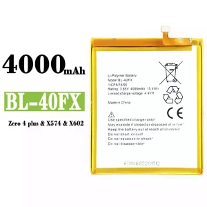 Batteria BL-40FX per Infinix  Zero 4 plus