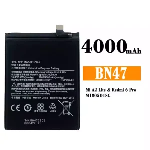 Batteria BN47 per Xiaomi Mi A2 Lite / Redmi 6 Pro