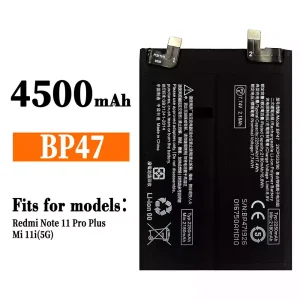 Batteria BP47 per Xiaomi Redmi Note 11 Pro Plus / Mi 11i