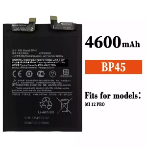Batteria BP45 per Xiaomi MI 12 Pro