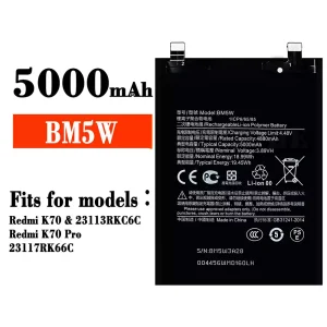 Batteria BM5W per Xiaomi Redmi K70 / Redmi K70 Pro