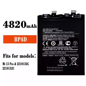 Batteria BP4D per Xiaomi Mi 13 Pro