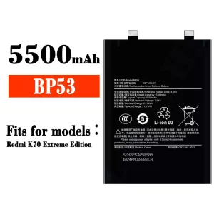 Batteria BP53 per Xiaomi Redmi K70 Extreme Edition